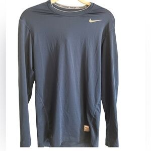 Nike Men's Navy Long Sleeve Tee